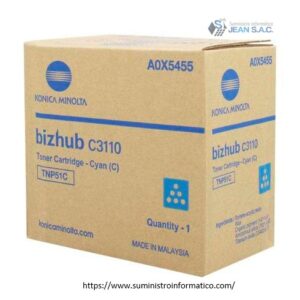 TONER KONICA MINOLTA TNP-51 CYAN (bizhub C3110)