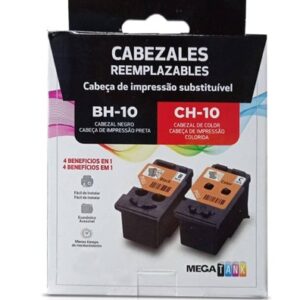 PACK CABEZAL CANON BH-10 NEGRO + CH-10 COLOR