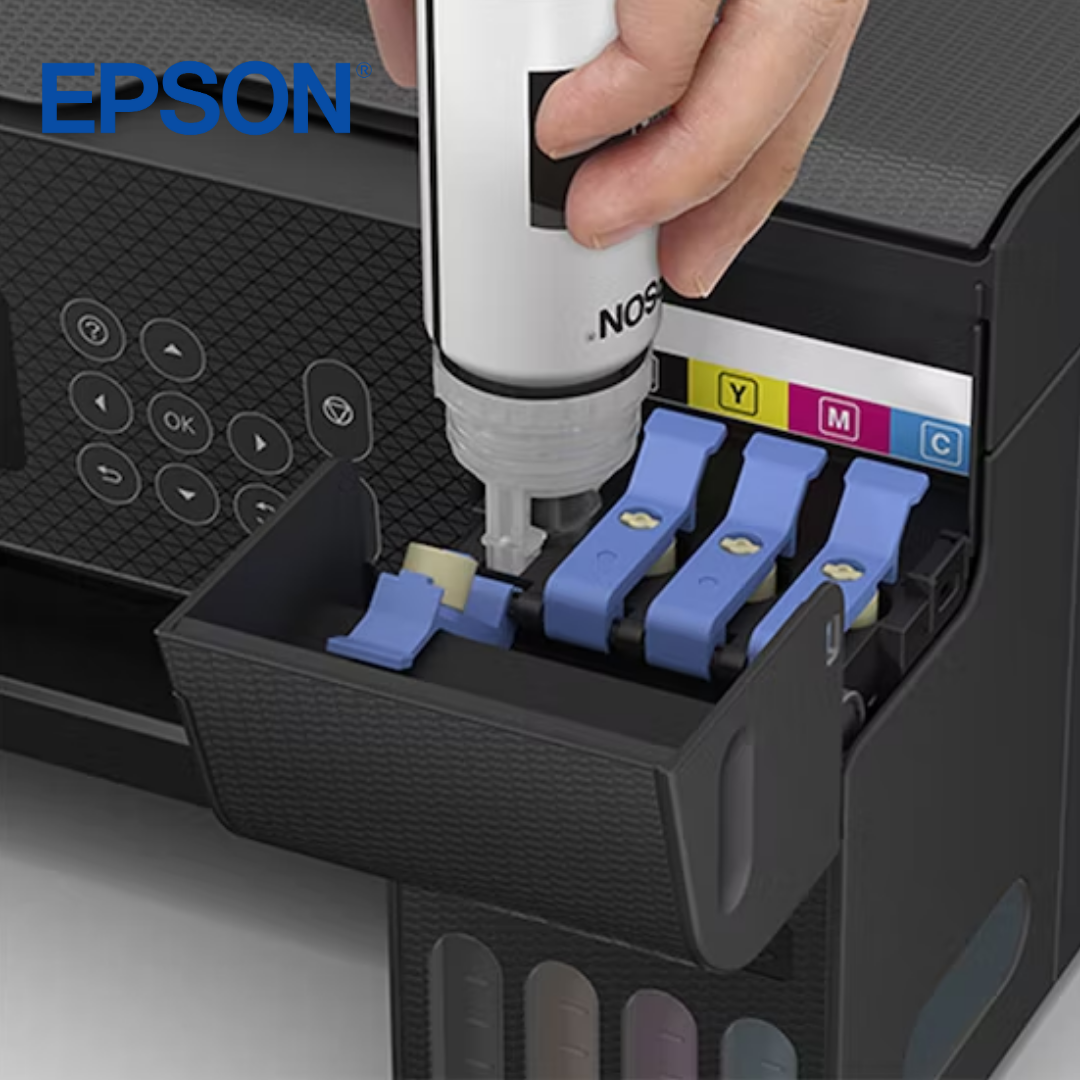 IMPRESORA MULTIFUNCIONAL EPSON ECOTANK L3210 IMPRIME ESCANEA COPIA - Imagen 3