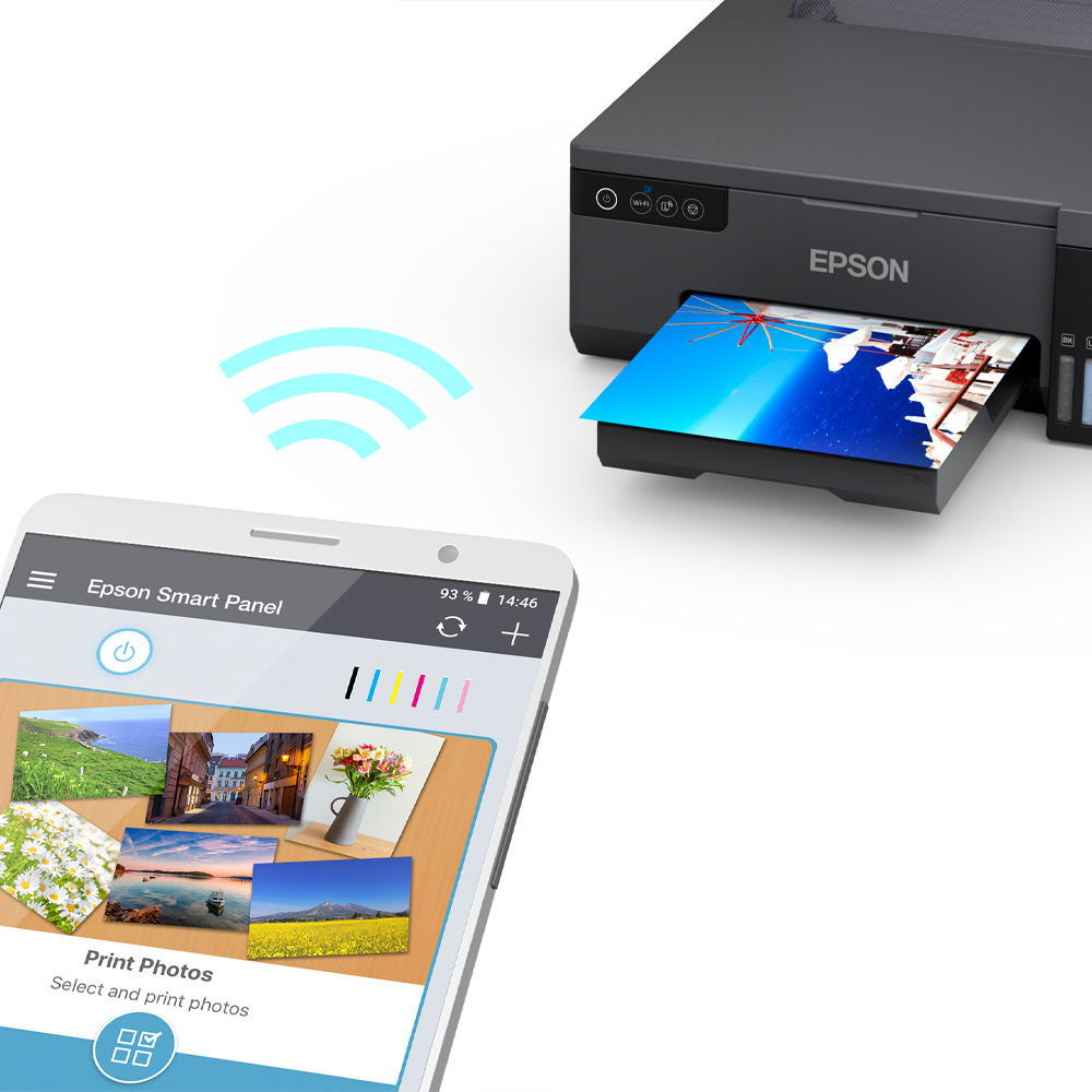 IMPRESORA FOTOGRAFICA EPSON ECOTANK L8050, PVC/CD/DVD, USB, WI-FI, WI-FI DIRECT - Imagen 4