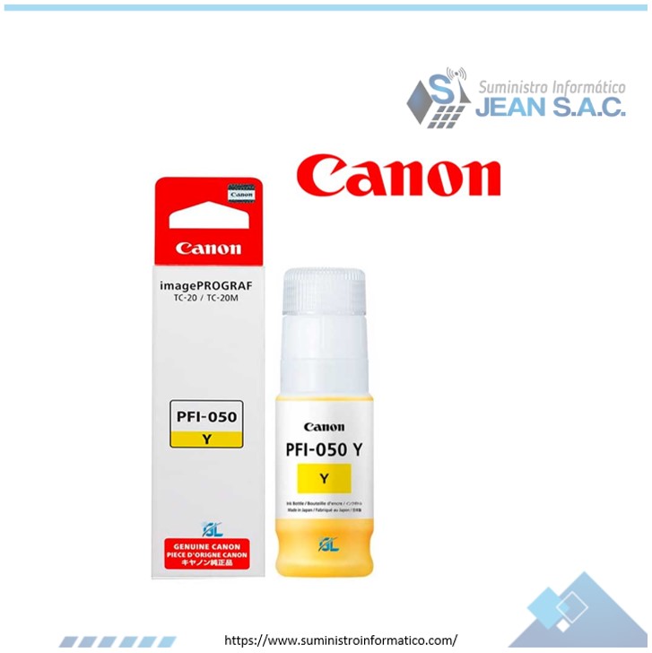 TINTA CANON PFI-050 YELLOW 70ML