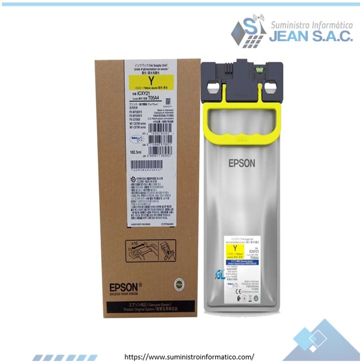 TINTA EPSON T05A400 YELLOW 182.5 ml