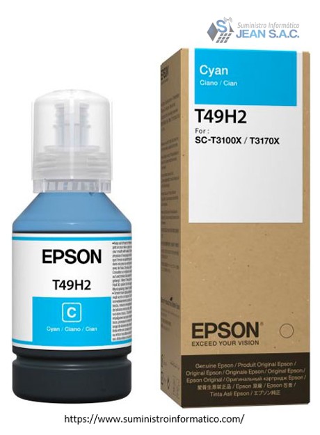 TINTA EPSON T49H200 CIAN BOTELLA 140ML SC-T3100X/ T3170X