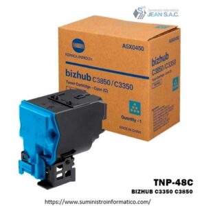 Toner Konica Minolta TNP48C CYAN Bizhub C3350