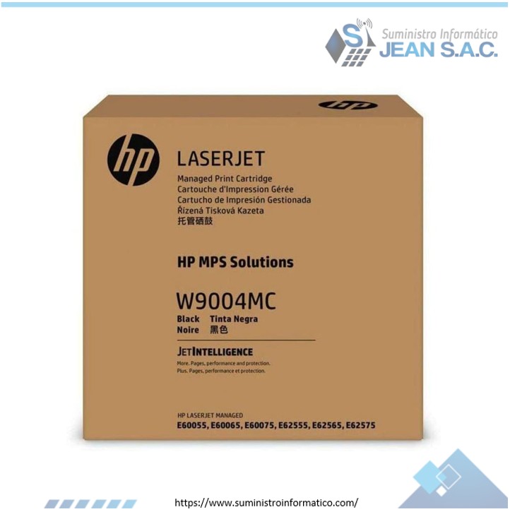 Toner Hp W9004MC Laserjet Managed E60055Dn, E62575Z Black
