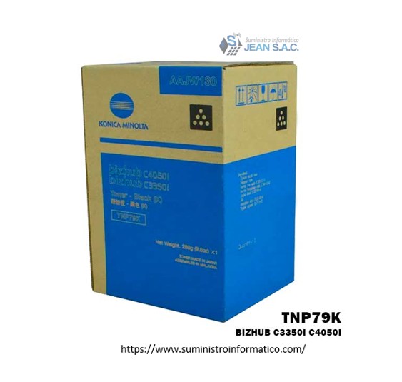 Toner Konica Minolta TNP-79BK BLACK bizhub C4050i
