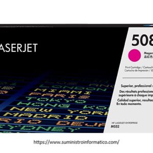 TONER HP CF363A (508A) MFP M553 MAGENTA 5, 000 Páginas