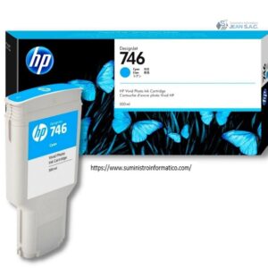 TINTA HP P2V80A (746) 300ML CYAN PARA Z6 Z9