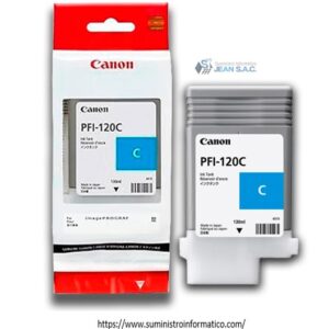 TINTA CANON PFI-120C CYAN 130ML