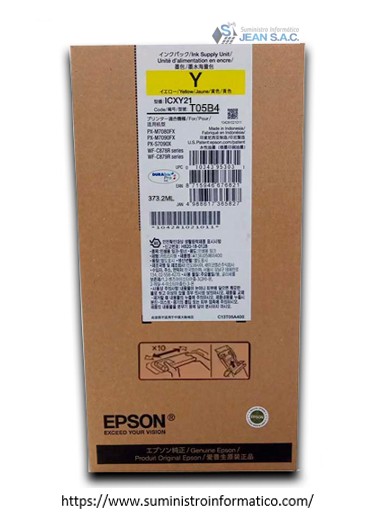 TINTA EPSON YELLOW T05B420 – 373.2ML ALTA CAPACIDAD