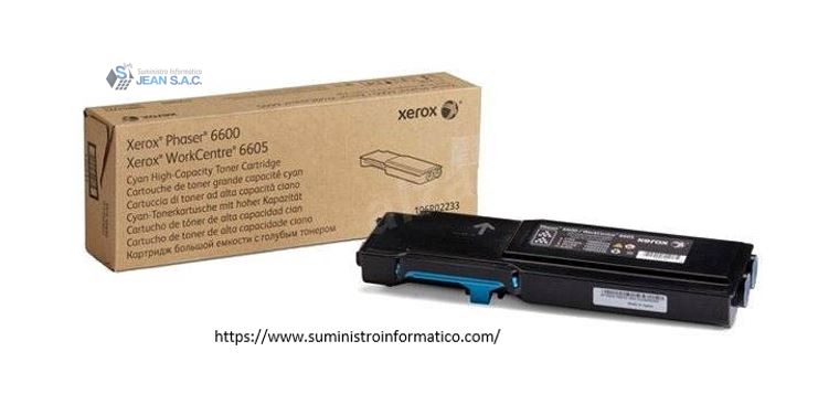 TONER XEROX 106R02233 CIAN ALTA CAPACIDAD PHASER 6600