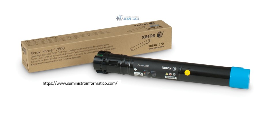 Toner Xerox 106R01570 CYAN Phaser 7800 17,2k
