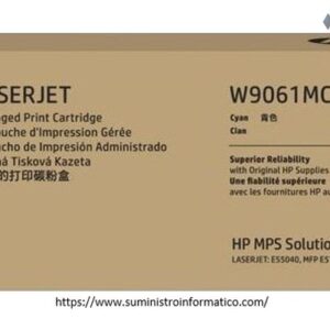 TONER HP W9061MC Cyan Laserjet E55040, Mfp E57540
