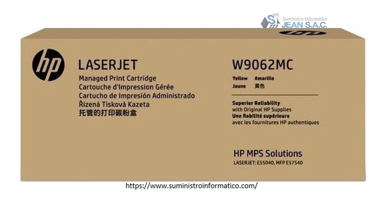 TONER HP W9062MC YELLOW Laserjet E55040, Mfp E57540