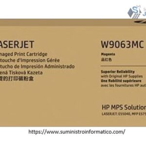 TONER HP W9063MC MAGENTA Laserjet E55040, Mfp E57540