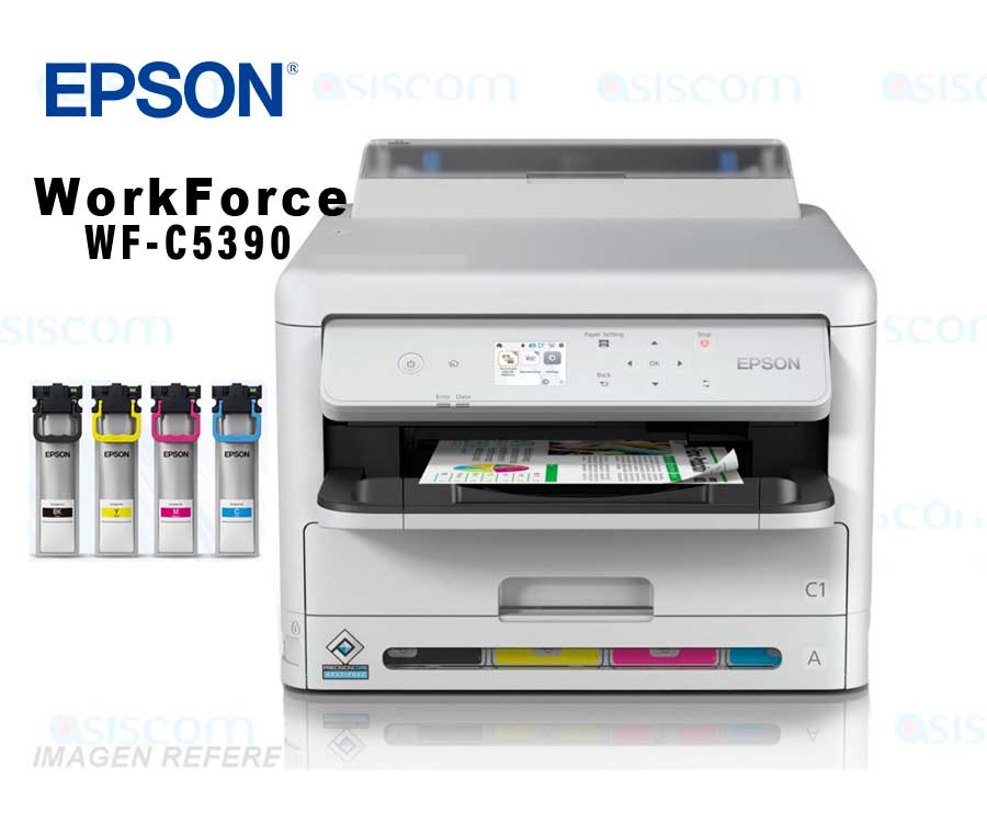 Multifuncional a color Epson WorkForce Pro WF-C5891, Imprime/Escanea/Copia/Fax/LAN/WiFi. - Imagen 3