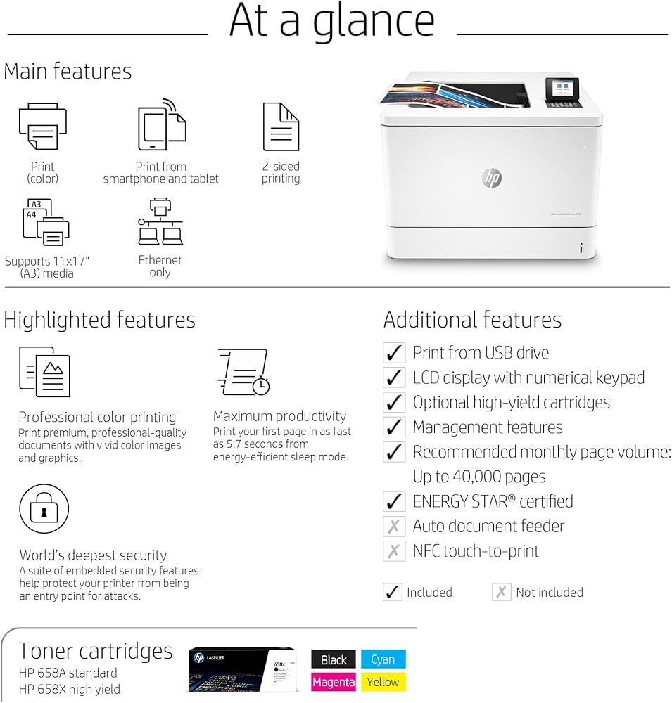IMPRESORA HP LASER DE ESCRITORIO HP LASER JET Enterprise M751DN - COLOR - Imagen 5