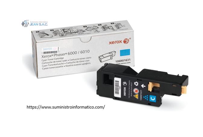 TONER XEROX 106R01631 CYAN PARA 6000/6010