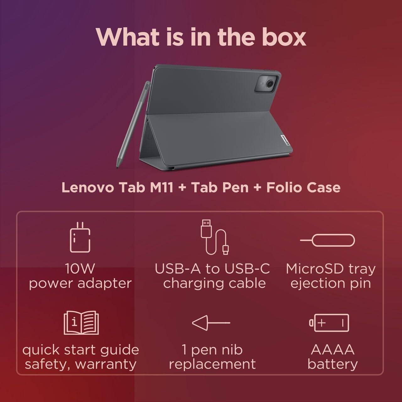 Tablet Lenovo M11 8GB+128GB WiFi 11 - Imagen 2