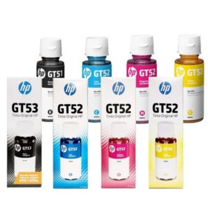 Kit de Tintas HP GT53 + GT52 (Negro, Cian, Magenta, Amarillo)