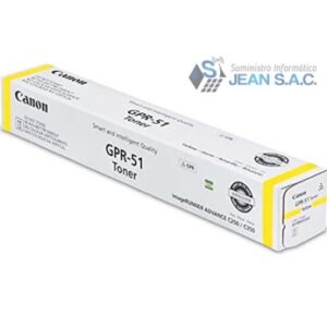 Tóner Canon GPR-51 Amarillo
