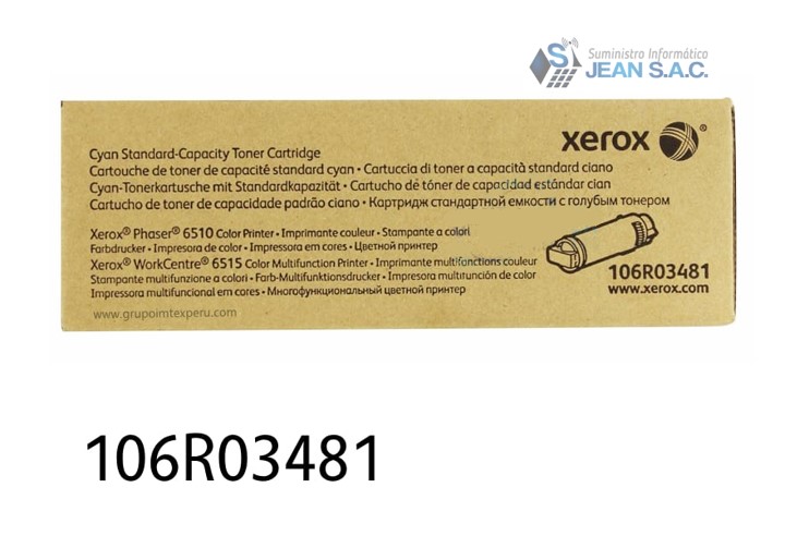 Tóner Xerox 106R03481 – Cian