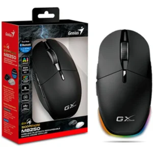 MOUSE GENIUS GX SCORPION M8250 AI COPILOT RECARGABLE WIRELESS/BT 3200 DPI 6-BOT RGB